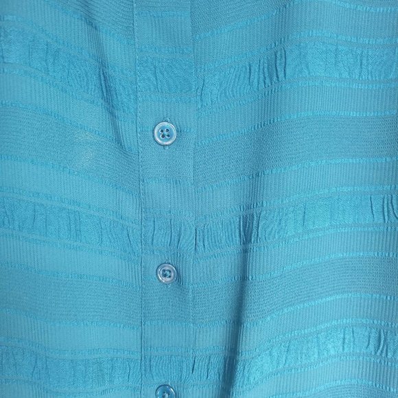 RW&CO Teal Sleeveless Top, Size S - Picture 8 of 11